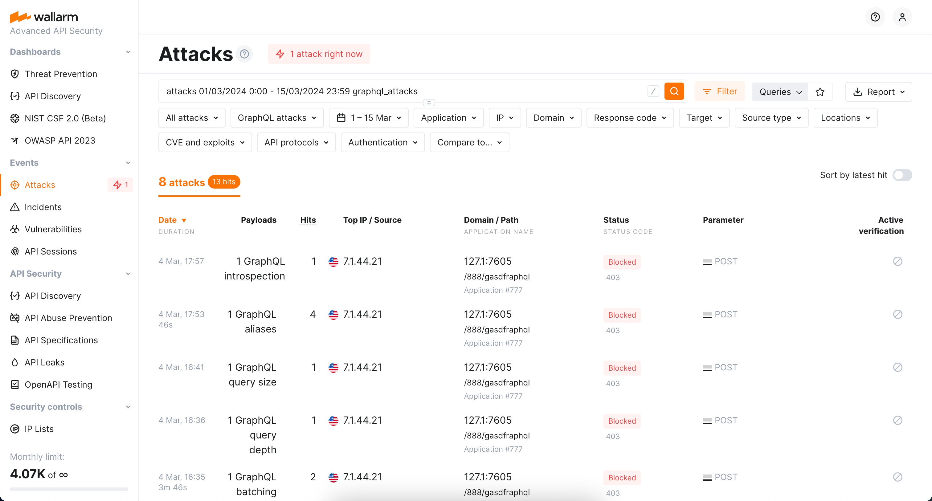GraphQL attacks
